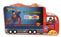 Toyzone Superman Educational Bus Blocks 111 Pcs -80824 | Blocks Game | Educational Blocks | Bus Pack | Educational Toy for Kids | Smart Activity Fun and Learning Blocks | Colorful Blocks for boys & girls | Superman Blo
