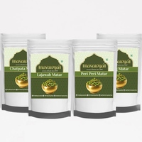 Navaidya Assorted Matar Snacks - Pack of 4 x90gm Each (4 flavours) (360gm)