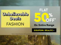 Firstcry-Flat 50% OFF* on Entire Fashion Range