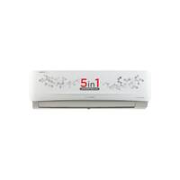 Lloyd 1.2 Ton 5 Star Inverter Split AC (5 in 1 Convertible, 100% Copper, Anti-Viral + PM 2.5 Filter, 2023 Model, White with Graphic Design, GLS15I5FWGEV)