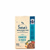 Heads up for tails Sara's Wholesome Classic Paneer & Egg Dog Wet Food [Amazon Sample Rs 1]