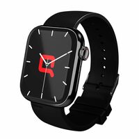 Compaq Q Watch Dimension Series Wireless Charging|Smartwatch (Black) [50% Coupon]