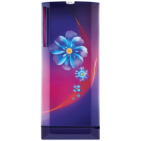 Godrej Edge Pro 190 Litres 4 Star Direct Cool Single Door Refrigerator with Large Vegetable Storage (RD EDGE PRO 205D 43 TAI, Ray Purple)