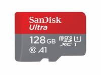 SanDisk Ultra® microSDXC UHS-I Card, 128GB, 140MB/s R, 10 Y Warranty