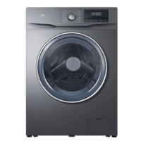 TCL 7.5 kg 5 Star Fully Automatic Front Load Washing Machine (P061, P6075FLS, BLDC Inverter Motor, Dark Silver)