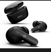 pTron Bassbuds Duo in-Ear Bluetooth 5.1 Wireless Headphones, Stereo Audio, Touch Control TWS Earbuds with HD Mic, Type-C Fast Charging, IPX4 Water Resistant & Voice Assistance