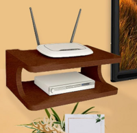 Furniture Cafe Set Top Box Stand (Color-Walnut Brown)