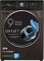 IFB 10 kg with Steam 5 Star AI Powered Eco Inverter with Wi-Fi EnabledOxyjet 9 Swirl Wash, 4 Years Comprehensive Warranty Fully Automatic Washing Machine 