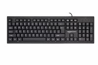 Amazon Basics Wired Multimedia Keyboard with 107 Keys, USB 2.0
