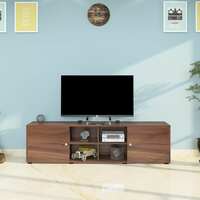 Klaxon Riffa Engineered Wood TV Entertainment Unit - Asian Walnut