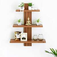 Furniture Cafe Wooden Wall Shelves