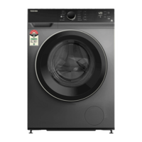 TOSHIBA 8 kg 5 Star Inverter Fully Automatic Front Load Washing Machine (TW-BJ90M4-IND(SK), Cyclone Mix Feature, Silver)