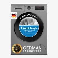 BOSCH 8 Kg with Steam Fully Automatic Front Load Washing Machine with In-built Heater Grey  (WAJ2846PIN)
