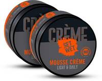 SET WET With Argan Oil & Anti Dandruff formula, No Sulphate, No Alcohol, No Paraben Hair Mousse Hair Mousse (120 g)