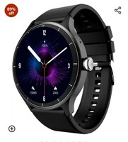 beatXP Flux 1.45" (3.6 cm) Ultra HD Display Bluetooth Calling Smart Watch, 415 * 415px, 60Hz Refresh Rate, Rotary Crown, 500 Nits, Always On Display, Health Tracking, 100+ Sports Modes (Black)