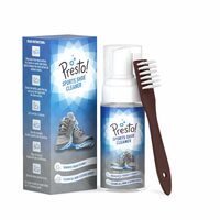 Amazon Brand - Presto! Sports Shoe Cleaner with Brush, Removes Tough Stains ( Apply 5% Coupon)