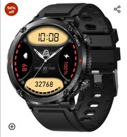  Fire-Boltt Armour, Sporty Rugged Outdoor Smart Watch with a 1.6" High-Resolution HD Display, Shockproof Metal Body, Bluetooth Calling 600 mAh Battery 