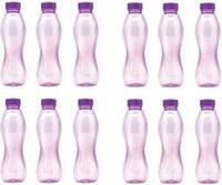 MILTON Oscar 1000 ml Bottle (Pack of 12, Purple, PET)