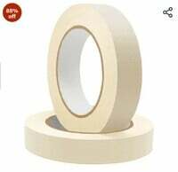 Masking Tape - 20 Meter (2 Rolls Per Pack) Length 24MM / 1" Inch