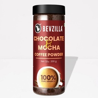 Bevzilla Instant Chocolate & Mocha Coffee Powder - 200gm (Choco Mocha)
