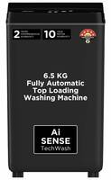 Acer 6.5 Kg Halo Wash Series Fully-Automatic Top Load Washing Machine (Glass Lid, AiSense, AutoBalance, HexFin Turbo Jet Tech, SwirlWash Tech, AR65FATLP0GT, 2023 Model, Grey)
