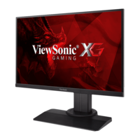 ViewSonic XG 60.96 cm (24 inch) Full HD IPS Panel LED 3-Side Borderless Height Adjustable Gaming Monitor with Flicker-Free Technology