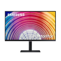 Lowest - SAMSUNG S60A 68.5 cm (27 inch) QHD IPS Panel LED Borderless Height Adjustable Monitor with Flicker-Free Technology