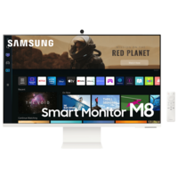 Lowest - Samsung M8 80 cm (32 inch) Ultra HD 4K VA Panel LED Ultra Wide Height Adjustable Monitor 