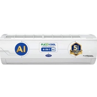 Carrier 1.5 Ton 4 Star (4-in-1 Convertible AI Flexi Cooling, 2023 Model, Stabilizer Free Operation (135-280 V Range), ESTER Exi -CAI18ES4R33F0) Inverter Split AC