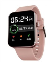 boAt Wave Leap Call Smart Watch with 1.83" HD Display, Advanced Bluetooth Calling, Coins,Multiple Watch Faces,Multi-Sports Modes, IP68, HR & SpO2, Metallic Design,Weather Forecasts(Cherry Blossom) 