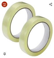 Clear Tape - 24MM x 50 Meter (Pack of 2)