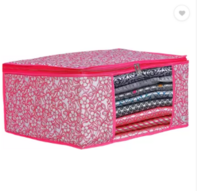GULAFSHA INDUSTRIES Saver Cover,Saree Cover, Cloth Organizer Wardrobe Organizer Cloth Safety Bag for Sarees ,Lahanga, Cloths,Suits,Pants Shirts Storage Space Pack Of 01  (Pink)