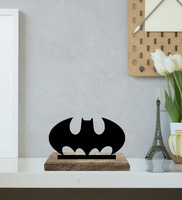 Batman Black Mango Wood & Iron Showpiece, By Elysian Dekor