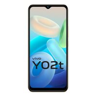Vivo Y02t (Sunset Gold, 4GB RAM, 64GB Storage) with No Cost EMI/Additional Exchange Offers