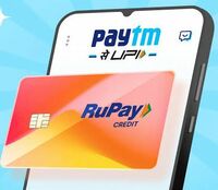 Paytm get 100 cashback on Scan and pay using Rupay credit card on UPI ( User Specific)