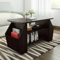 Valtos Engineered Wood Coffee Table (Finish Color - Wenge, Knock Down)