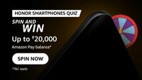 Amazon Honor Smartphone Spin & Win up to ₹20,000 Amazon Pay Balance 