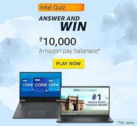 Amazon Intel Quiz Answers (₹10,000) [Expires Midnight Today]
