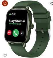  Maxima Max Pro Turbo with Voice AI (Google/Siri) Assistant, 1.69” HD full touch display with 550 Nits Brightness, Premium Bluetooth calling function, Heart Rate/SpO2 Monitor and In-Depth AI sleep Monitoring 