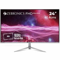 ZEBRONICS 60.4cms 24inch Gaming Monitor, 165Hz, IPS, Ultra Slim, FHD 1920x1080 Pixels, Display Port, HDMI, 300nits