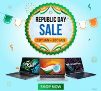 Acer Republic Day Sale - Up To 60% Off + Up To Rs.7000 Additional Discount Freebies & More Offers