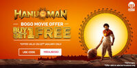 Bookmyshow - Buy 1 Get 1 on Hanuman Movie tickets