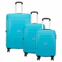 VIP Unisex Corsa Strolley 55+66+76 360 Nest Turquoise Polypropylene Set of 3 (S, M & L)