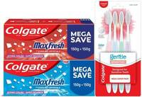 Colgate MaxFresh Toothpaste ,600g + Toothbrush 4pcs