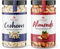 Nature Purify Dry Fruit Combo Almond + Cashew 1kg (Pack of 2) Almonds, Cashews (2 x 0.5 kg)