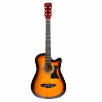 Juarez JRZ38C/3TSNA Acoustic Guitar, 38 Inch Cutaway, 3TS Sunburst