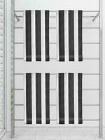 Athom Trendz Ecosaviour Striped Cotton Bath Towel 70x140 cm Multicolour Pack of 4