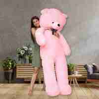  3 Feet pink teddy bear beautiful - 95.68 cm (Pink) - 95.68 cm (Pink)