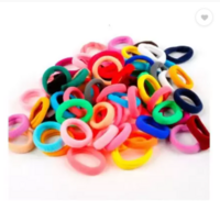 Trendy Club 50 Pieces Baby Girl's Mini Elastic Soft Rubber Hair Bands Rubber Band  (Multicolor)