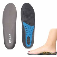 Vifitkit Unisex Dual Gel Insoles for Shoes, Shoe Insoles for Women, Shoes Soles for Men